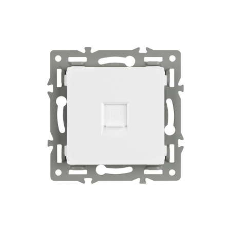 Arlight Механизм компьютерной розетки SCT-MPC1-PL-WH (RJ-45, CAT6) (-)