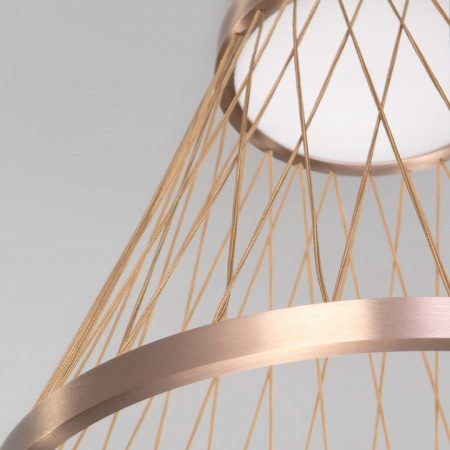 Потолочный светодиодный светильник 40018/1 LED коричневый Eurosvet Cesta