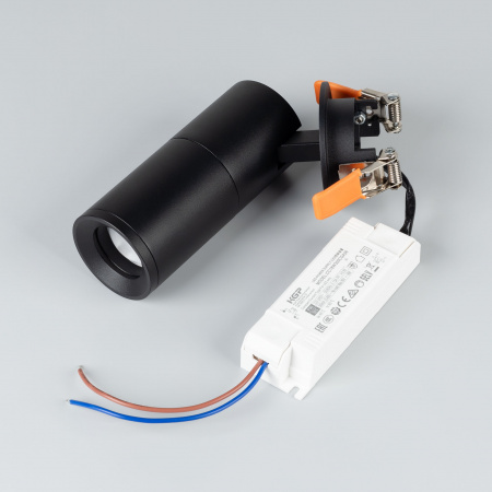 Arlight Светильник LGD-ARTEMIS-BUILT-FLAP-R55-12W Day4000 (BK, 8-80 deg, 230V) (IP20 Металл, 5 лет)