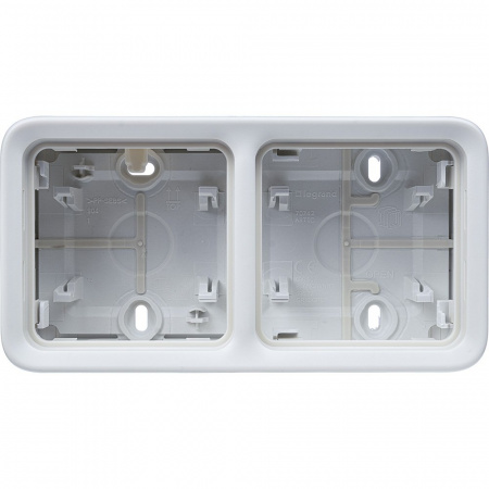 Legrand Plexo Белый Монтажная коробка 2-ая для наружного монтажа,горизонтальная,IP55