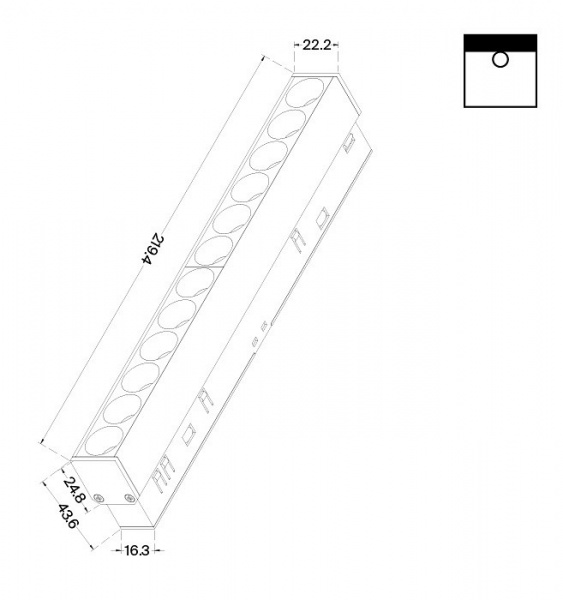 Трековый светильник TR031-4-12W3K-S-DS-B Maytoni Points