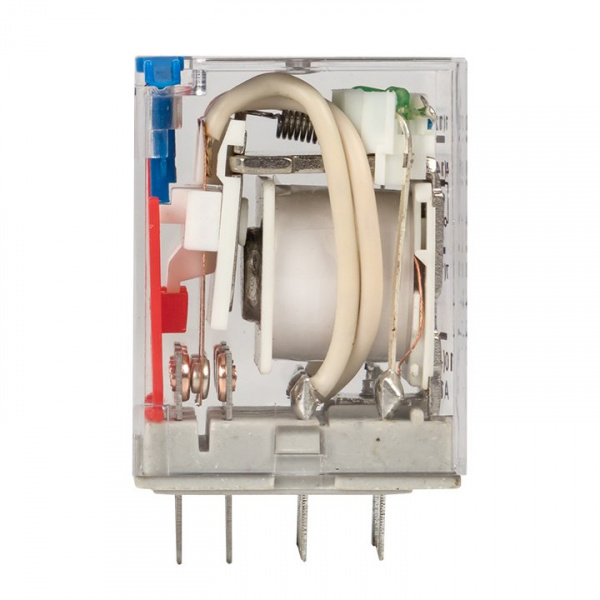 EKF Averes Реле промежуточное с кнопкой и механической индикацией RPAt 22/3 10A 24В DC