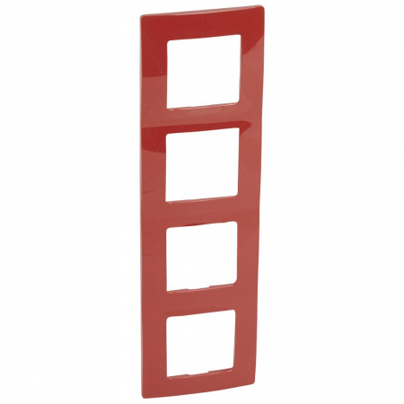 Legrand Etika Красная Рамка 4-ая