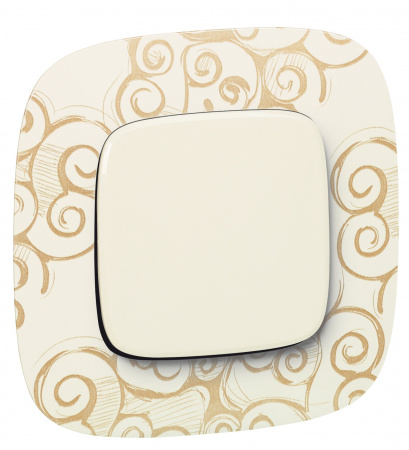 Legrand Valena ALLURE Нарцисс золото Рамка 1-ая