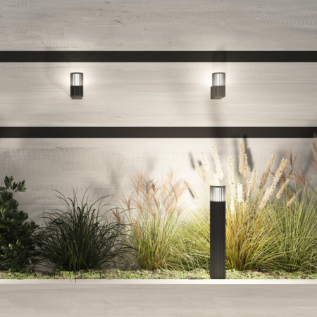 DK9728-BK Ландшафтный уличный светильник FARSUN, IP65, 1xE27, до 18 Вт, черный, алюминий