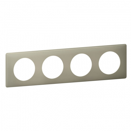 Legrand Celiane2 Перкаль Грин Рамка 4-ая (2+2+2+2 мод)