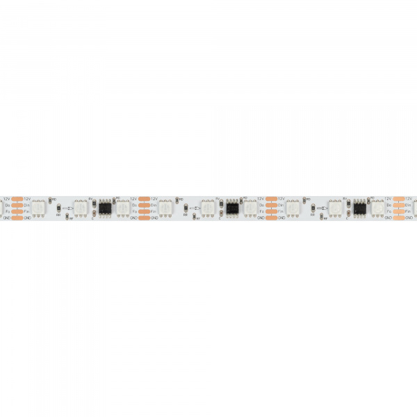 Arlight Лента SPI-B60-10mm 12V RGB-PX3-BPT (12 W/m, IP20, 5060, 5m) (бегущий огонь)