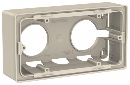 SE Unica New Беж Коробка 2-ая для открытой установки (NU800444)
