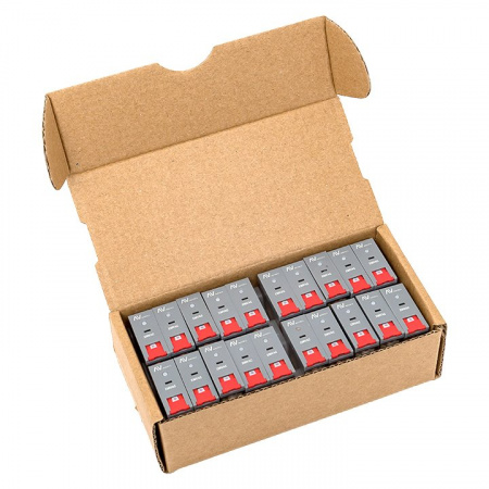 EKF Averes Реле промежуточное с кнопкой и мех. Индикацией RPAt 25/1 12A 230В AC