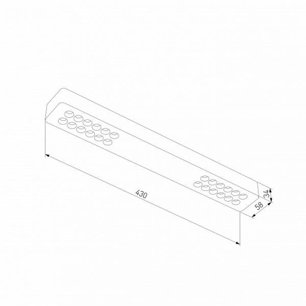 Светильник потолочный светодиодный Tend 16W 4000K черный 25115/LED Elektrostandard Tend a068852 Светильник потолочный светодиодный Tend 16W 4000K черный 25115/LED Elektrostandard Tend a068852
