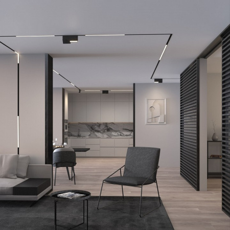 Slim Magnetic Трековый светильник 22W 4000K Mobi (чёрный) 85191/01 Elektrostandard Slim Magnetic a066540