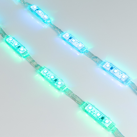 Arlight Модуль управляемый DMX-B3 12V RGB (0.72W, IP68, 140 deg) (Пластик, 3 года)