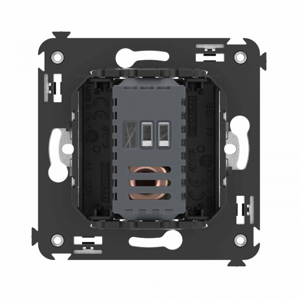 DKC Avanti Черный матовый Диммер поворотный