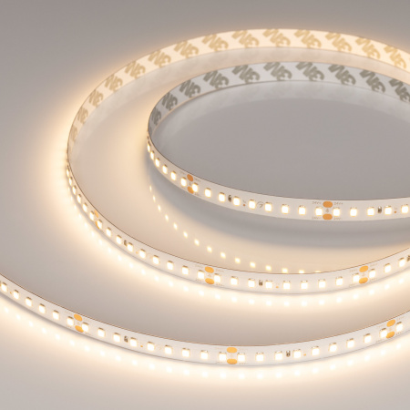 Arlight Лента RT-A144-10mm 24V Warm3000 (7.7 W/m, IP20, 2835, 5m) (высок.эфф.200 лм/Вт)