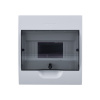 SE EASY 9 Корпус навесной с прозрачной дверью 1ряд/8мод, IP40, IK07, 63А, 2 клеммы