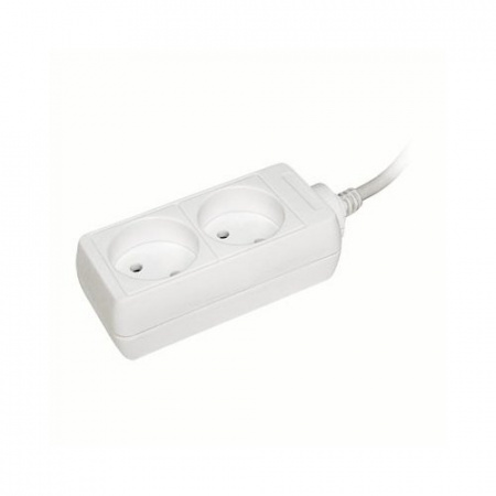 IEK Удлинитель У2 2 места 2Р/3 метра 2х0,75мм2 10А/250