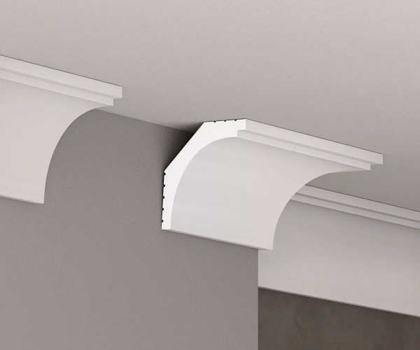 Карниз KX018, 40х48, 2000мм, Экополимер/20 Карниз KX018, 40х48, 2000мм, Экополимер/20