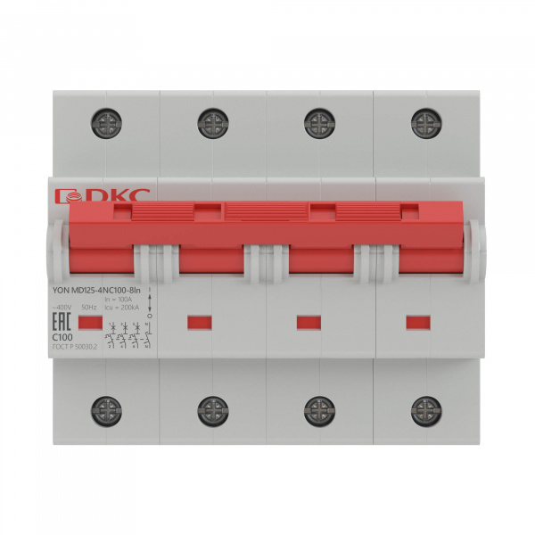 DKC Выключатель автоматический модульный YON MD125-4ND100-14ln