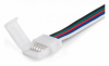 Коннектор для лент 5050+5050 24V 60Led 14,4W IP20 RGBW, 5050 24V 60Led 14,4W IP20 RGBW гибкий односторонний (10шт) a053705 Elektrostandard для светодиодных лент 12/24V a053705