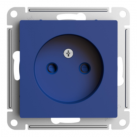 SE AtlasDesign Аквамарин Розетка б/з со шторками, 16А, механизм