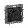 Legrand Etika Антрацит Светорегулятор поворотный, 300Вт, без нейтрали