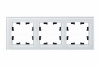 SE AtlasDesign Nature Стекло белый Рамка 3-ая
