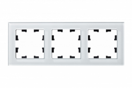 SE AtlasDesign Nature Стекло белый Рамка 3-ая