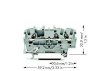 WAGO 3-проводная проходная клемма
