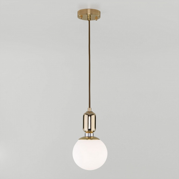 Подвесной светильник с плафоном 50151/1 золото Eurosvet Bubble