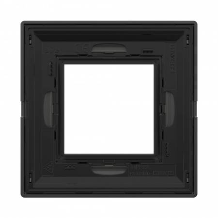 DKC Avanti Темно-Серый Металл Рамка 2 модуля