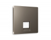 Лицевая панель ALFA (Темная бронза матовый) для компьютерной/телефонной розетки RJ-45/RJ-11 QUANT AP6420
