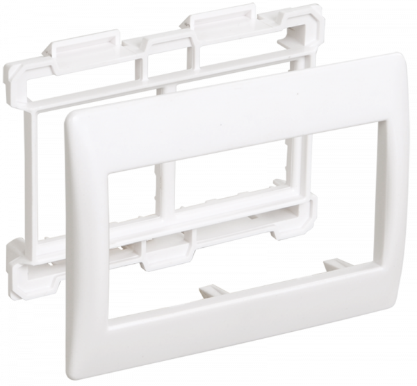 IEK PRIMER Рамка и суппорт для К.К. Праймер на 4 модуля, 60 мм