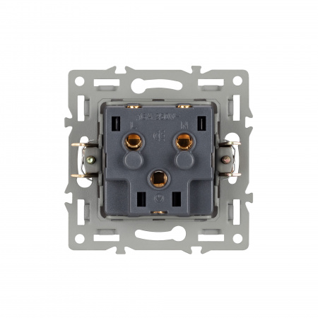 Arlight Механизм электрической розетки SCT-MEU1-PL-BK (250V, 16A) (-)