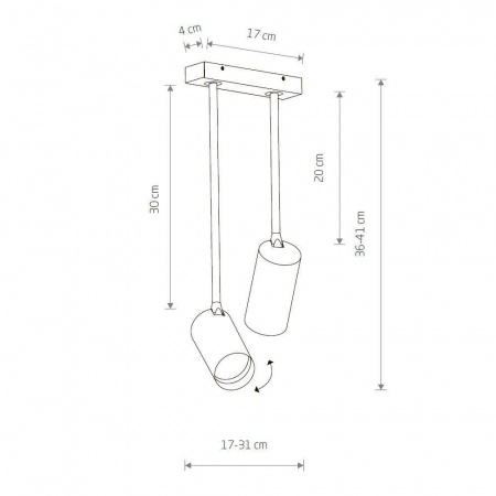 Спот Nowodvorski Mono Long 7726