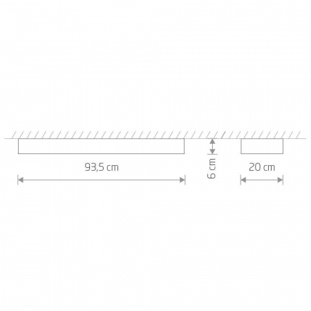 Потолочный светильник Nowodvorski Soft Ceiling Led 90x20 7542