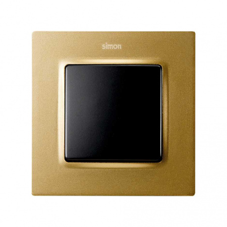 Simon S82 Concept Матовое золото, Рамка 1-я
