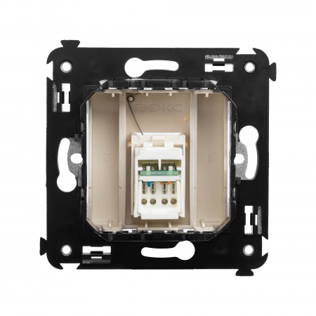 DKC Avanti Ванильная дымка Компьютерная розетка RJ-45 один  категория  6