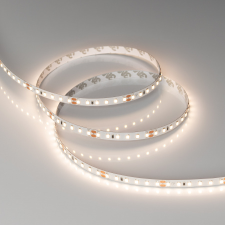 Arlight Лента RT-A120-8mm 24V Warm3500 CRI98 (14.4 W/m, IP20, 2835, 5m) (Открытый)