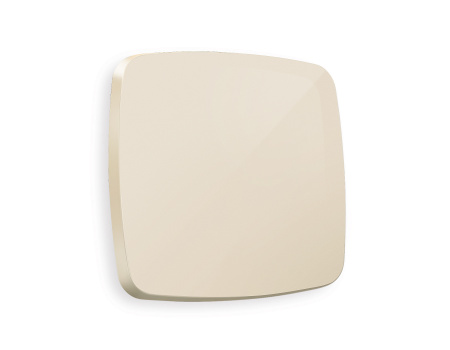 Лицевая панель OMEGA (Бежевый глянец) для 1-клавишных выключателей QUANT OP3010