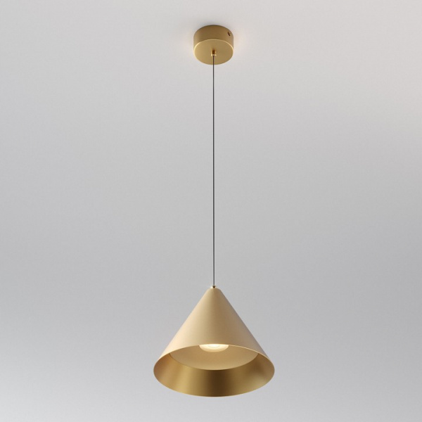 Светильник подвесной светодиодный Conus 13W 4000K золотой 50316 LED Elektrostandard Conus a069335 Светильник подвесной светодиодный Conus 13W 4000K золотой 50316 LED Elektrostandard Conus a069335
