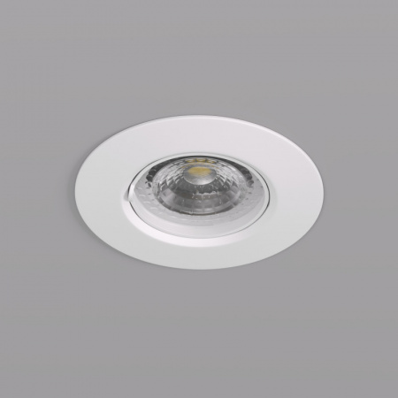 DK3028-WH Встраиваемый светильник, IP 20, 10 Вт, GU5.3, LED, белый, пластик