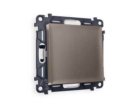 Комплект механизма 1-клавишного выключателя ALFA MA631010 Темная бронза матовый QUANT