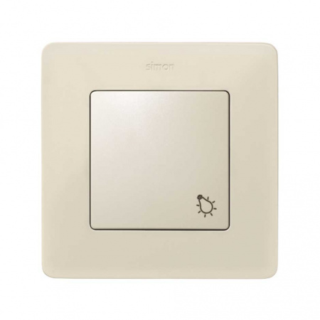 Simon 82 Слоновая кость Накладка с пиктограммой "лампа" для 1-клав. мех., S82,82N