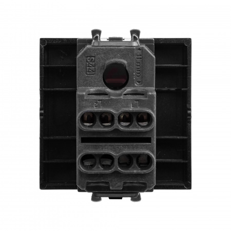 DKC Avanti Черный матовый Инвертор одноклавишный 2 модуля