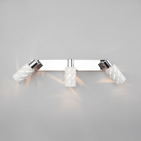 Настенный светильник 20090/3 белый / хром Eurosvet Fente