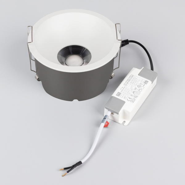 Arlight Светильник MS-HARBOR-R123-20W Warm3000 (WH, 24 deg, 230V) (IP20 Металл, 5 лет)