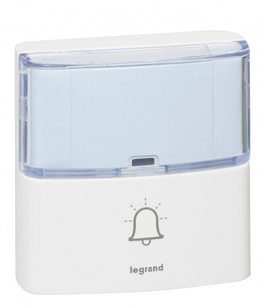 Legrand Звонок беспроводной - комплект "Премиум" - 30 рингтонов - дальность 200 м - цвет белый