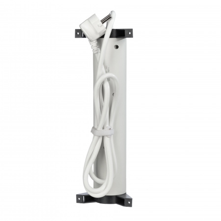 Legrand Revolution Комфорт Бело-черный Удлинитель 4x2К+З с выкл., кабель 1,5м, плоские розетки, фиксируемый поворотный блок