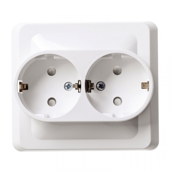 SE Этюд Бел Розетка 2-ая с/з с защитными шторками