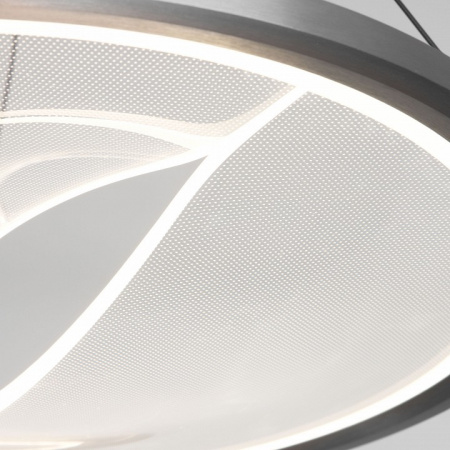 Подвесной светодиодный светильник 40026/1 LED серый Eurosvet Occhio